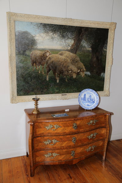 große Barock-Kommode, Dresden, um 1750 Barockkommode, Dresden, Mitteldeutsch, 18. Jhdt.