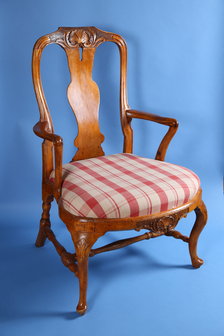großer Armlehnstuhl, Schweden/Stockholm, um 1770 Armlehnstuhl, Schweden/Stockholm, um 1770, Rokoko, Spätbarock
