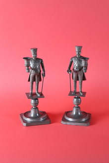 Zinn, Bergmannsleuchter, 18./19. Jhdt., Sachsen/Thüringen