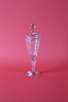 Glas, Deckelpokal, Sachsen, 18. Jahrhundert, 