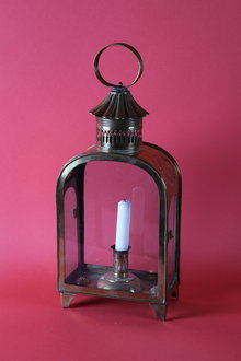 Messinglaterne, norddeutsch, Anfang 19. Jahrhundert,